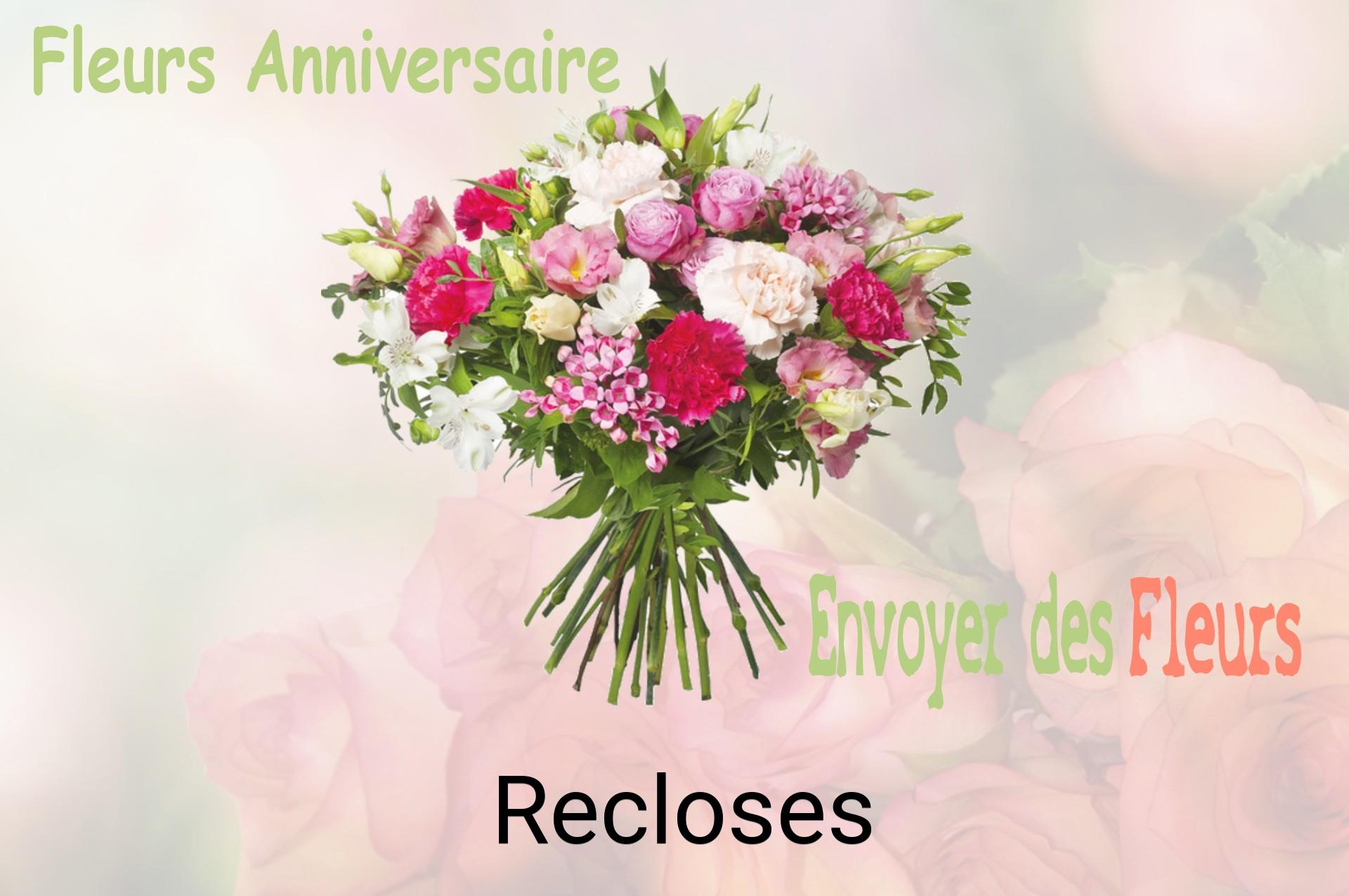 Bouquet de fleurs d’anniversaire livré à Recloses